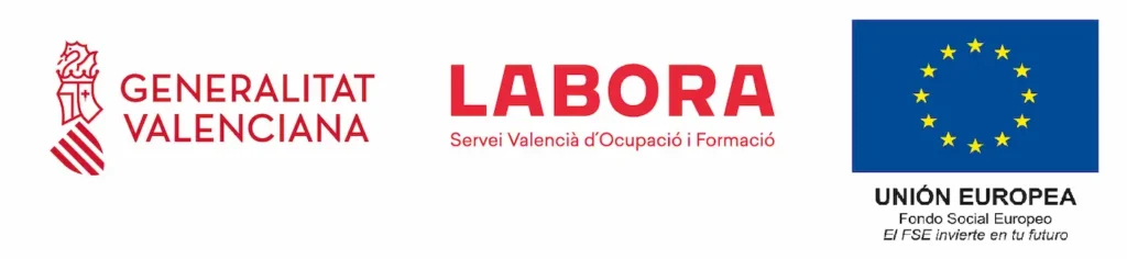 tuateam_subvenciones_1 Logos de Generalitat Valenciana, LABORA y Unión Europea