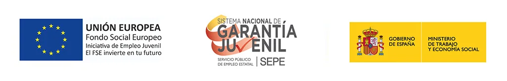 tuateam_subvenciones_7 Logos de Unión Europea, Garantía Juvenil y Gobierno de España